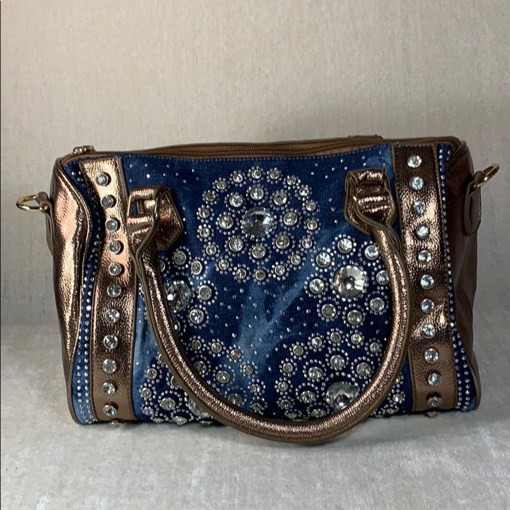 Denim Bling Bag